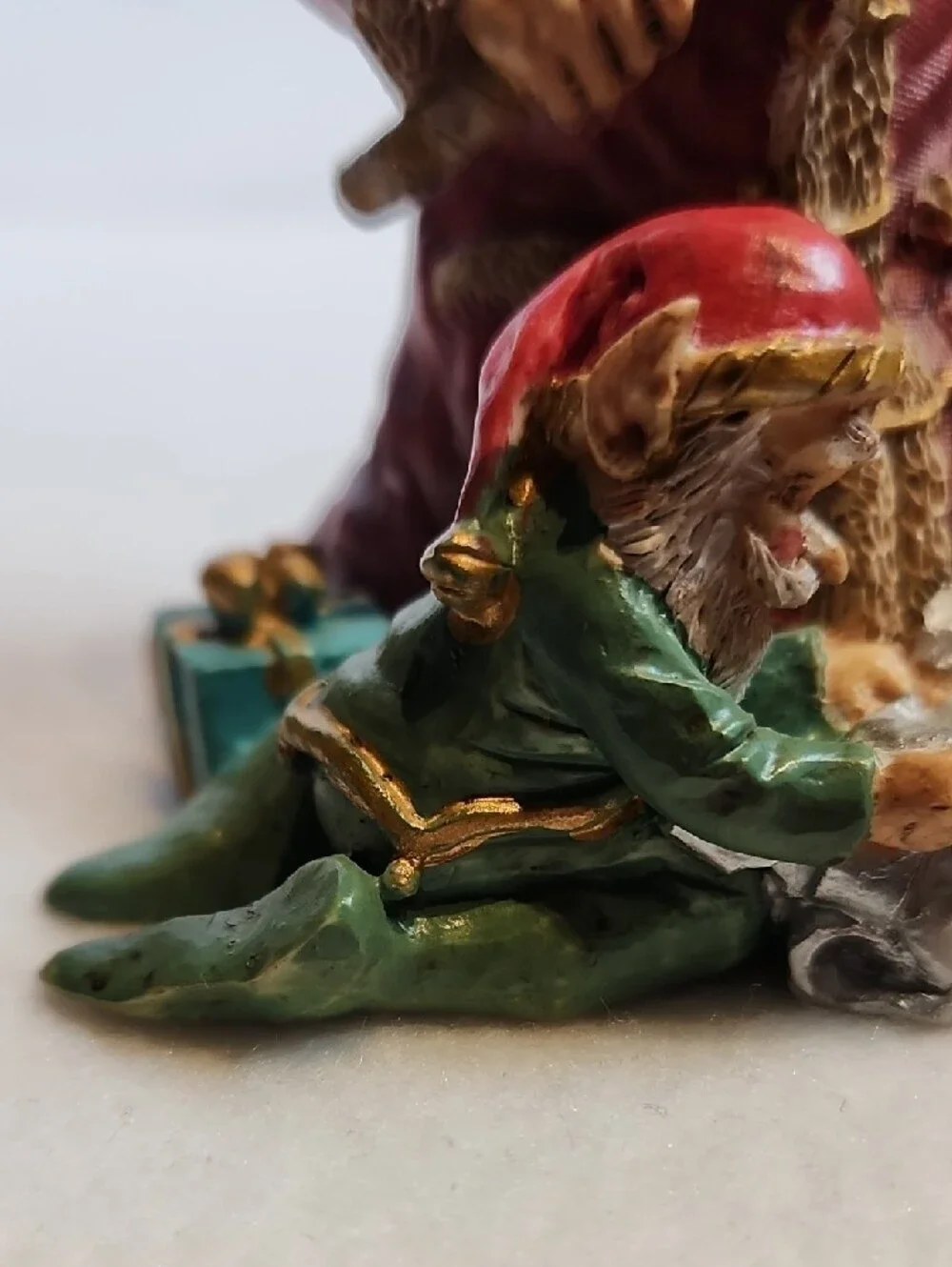 Vintage 1983 Tom Clark Studios Santa Gnome Figurine.